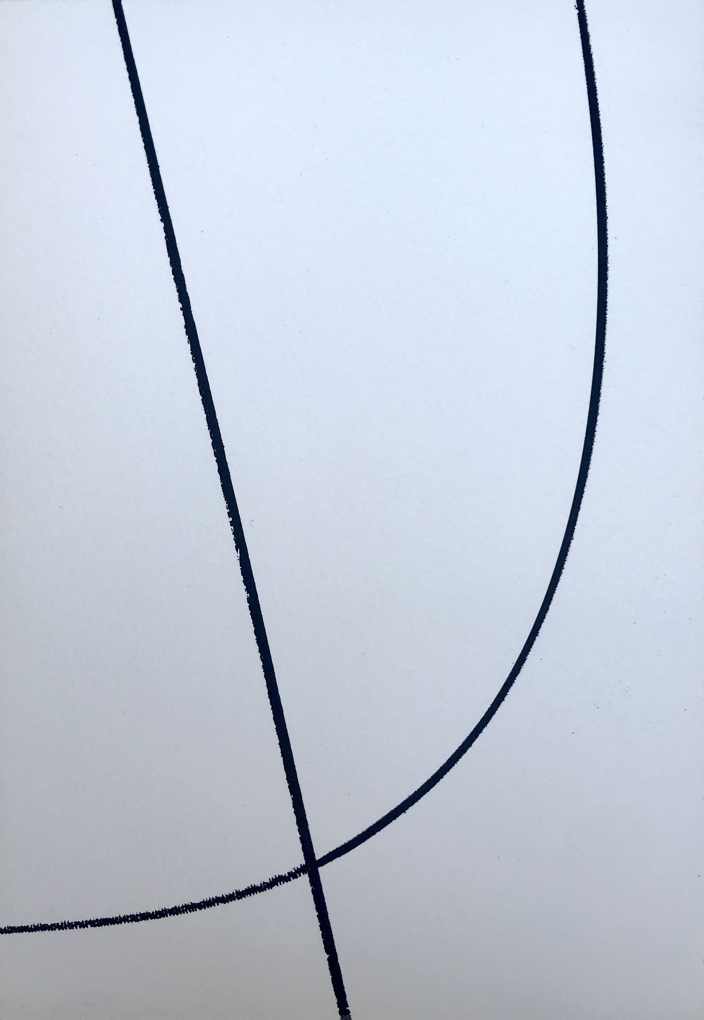 Lithographie originale de Hans Hartung, Sans titre 4