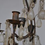 pendants chandelier style Louis XV period early nineteenth