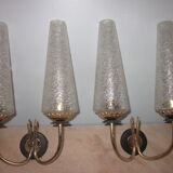 pair of wall lamps arlus of the years 50-60