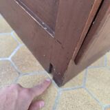 Antique wooden drawer unit filing cabinet