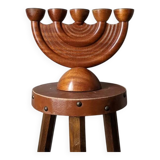 Antique candle holder handcrafted Scandinavian Nordic design