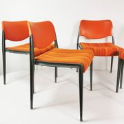 Ensemble de chaises Space Age, Kush & Co., conçu par le professeur Hans Ell. Années 70