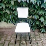 Tubular armchair by Jacques Hitier