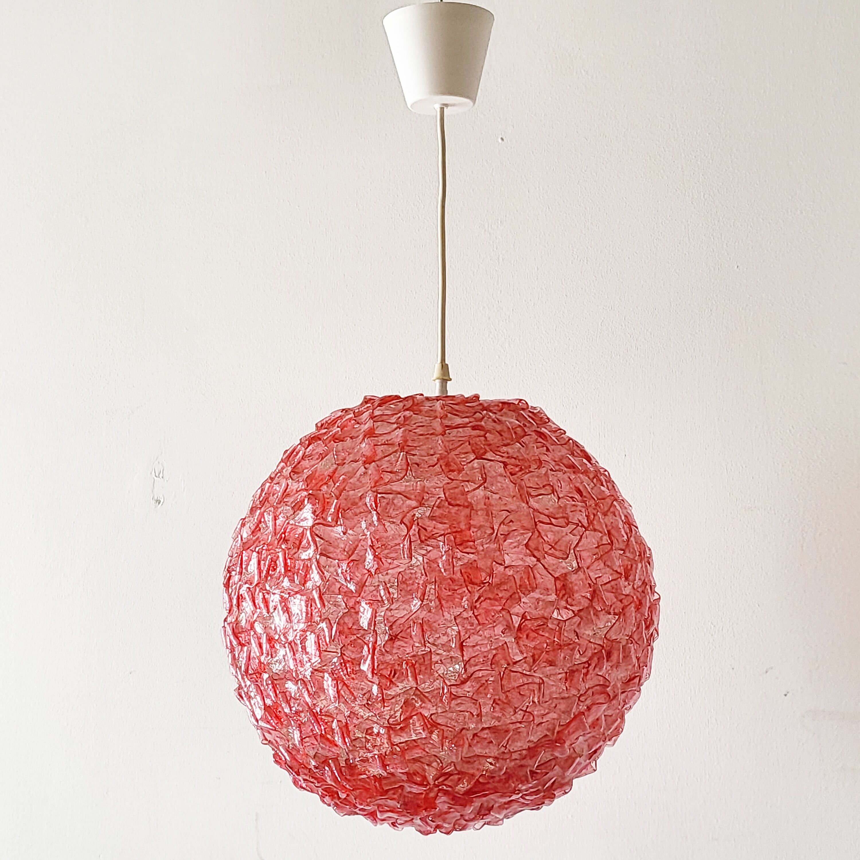 Vintage spaghetti pendant lamp 1960