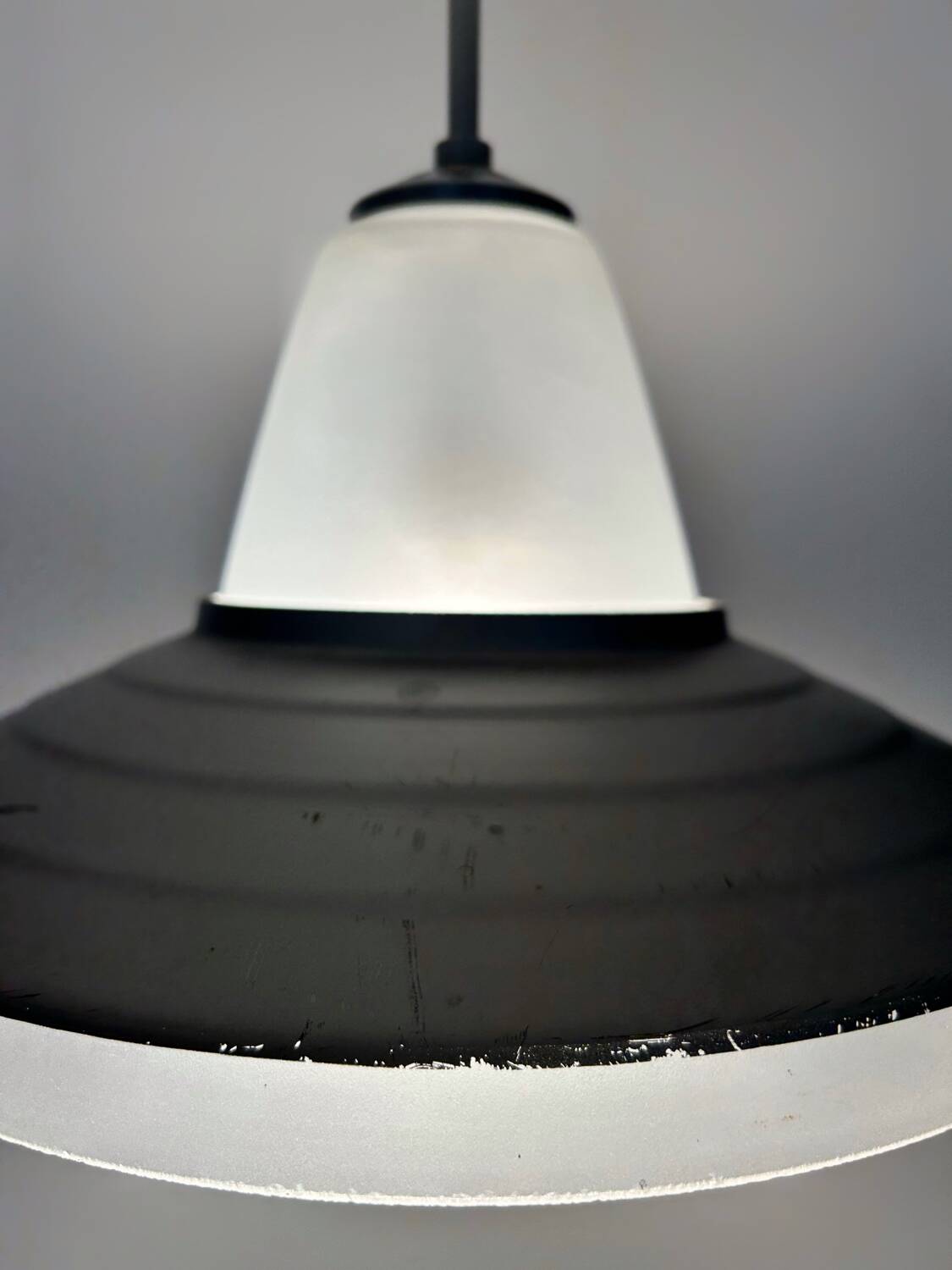 Bauhaus Adolph Meyer design chandelier from the 40s