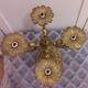 Chandelier 4 branches en bronze