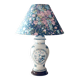Limoges porcelain lamp Hergey – custom Liberty lampshade