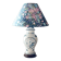 Limoges porcelain lamp Hergey – custom Liberty lampshade