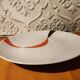 Large flat round plate design 70s Winterling Marktleuthen Bavaria