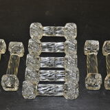 Porte couteaux anciens verre