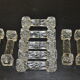 Old glass knife holder