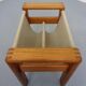 Danish Solid Teak Magazine Rack, 1960s
