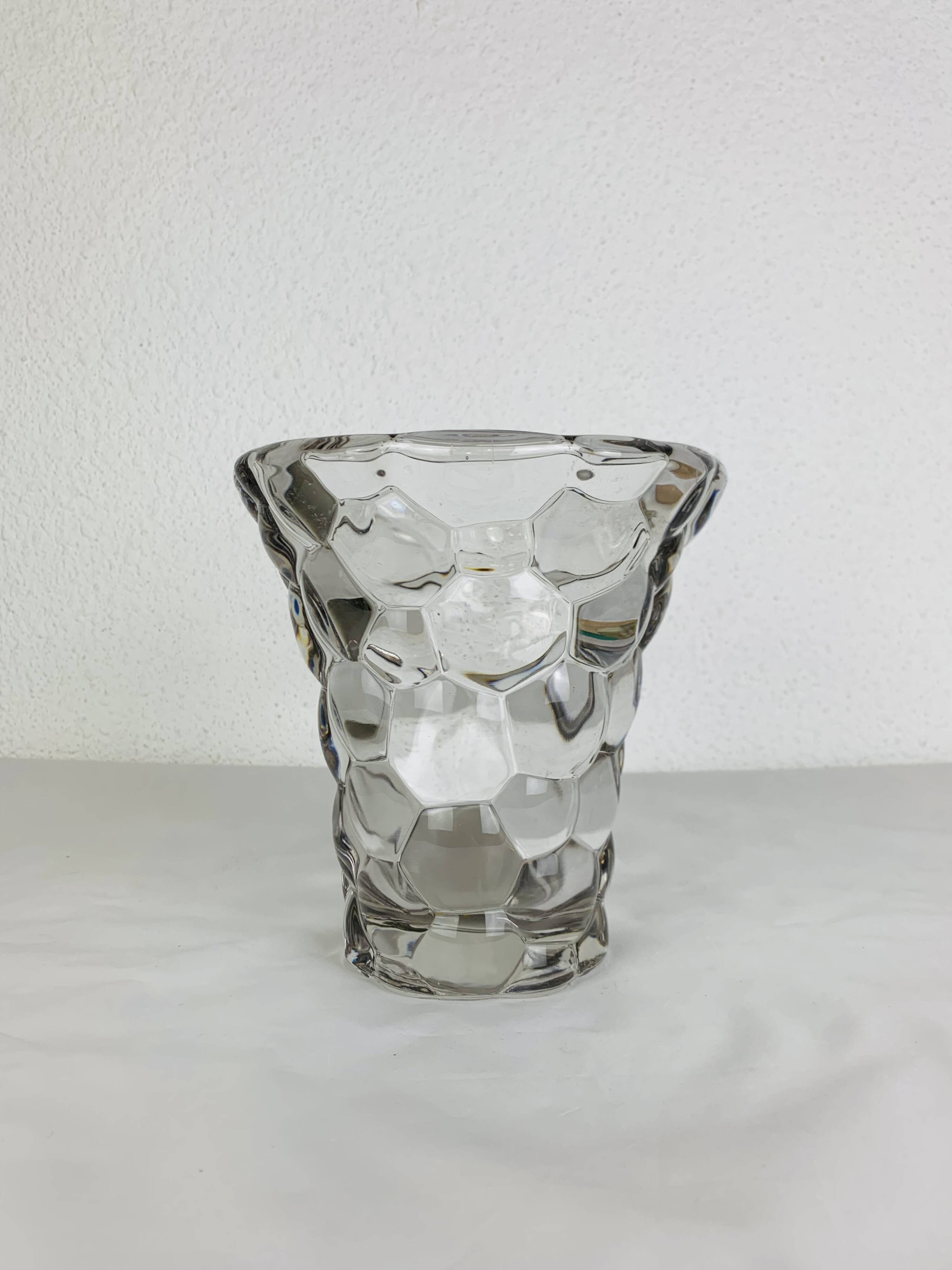 Pierre D'Avesn art deco vase, Honeycomb model