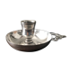 Candle holder Cellar rat Silver metal