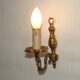French Bronze Single Wall Sconce  Mid Century Single Light Fixture 5412