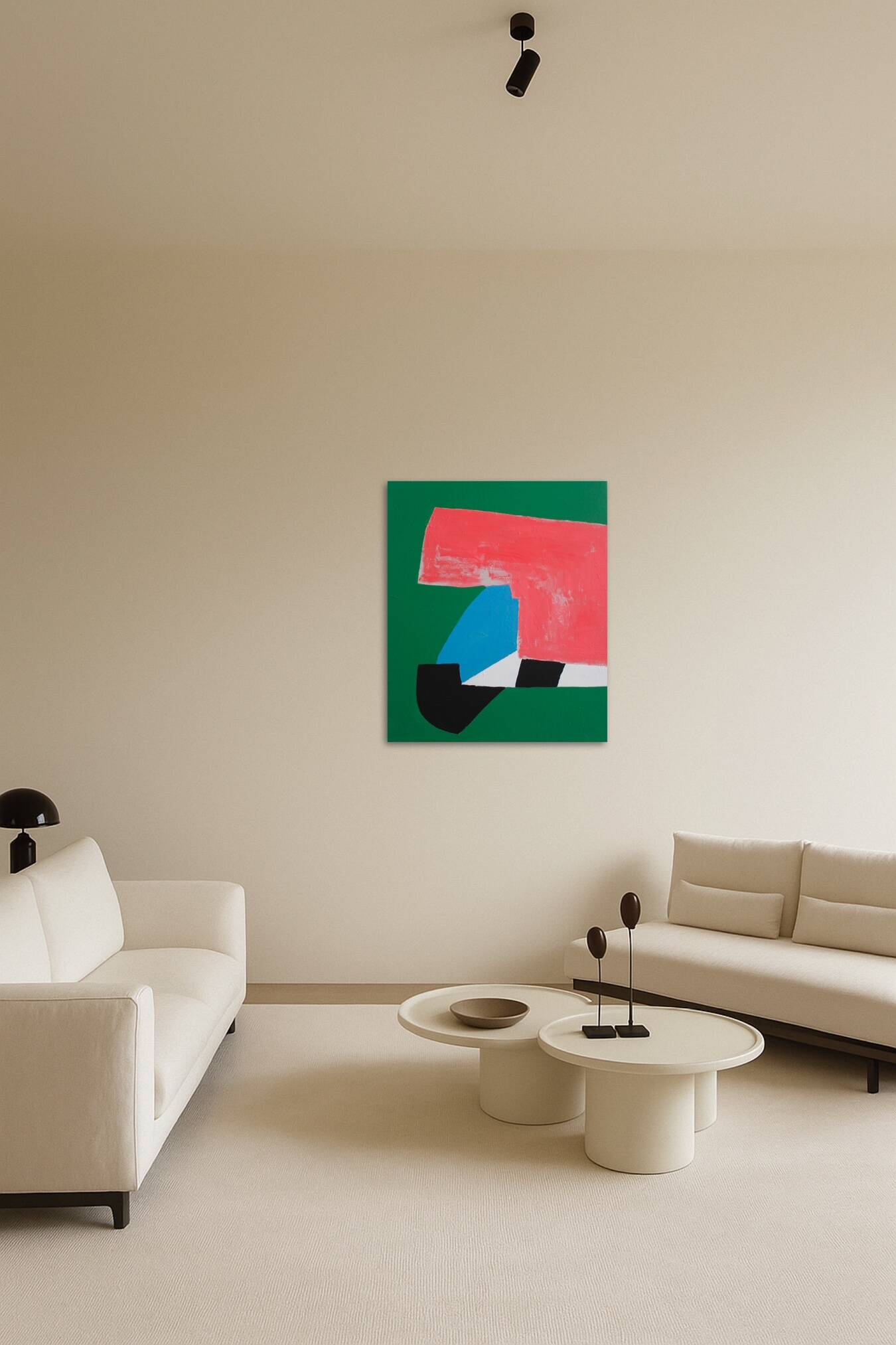 Modern minimalist art "lucky charm" by Bodasca