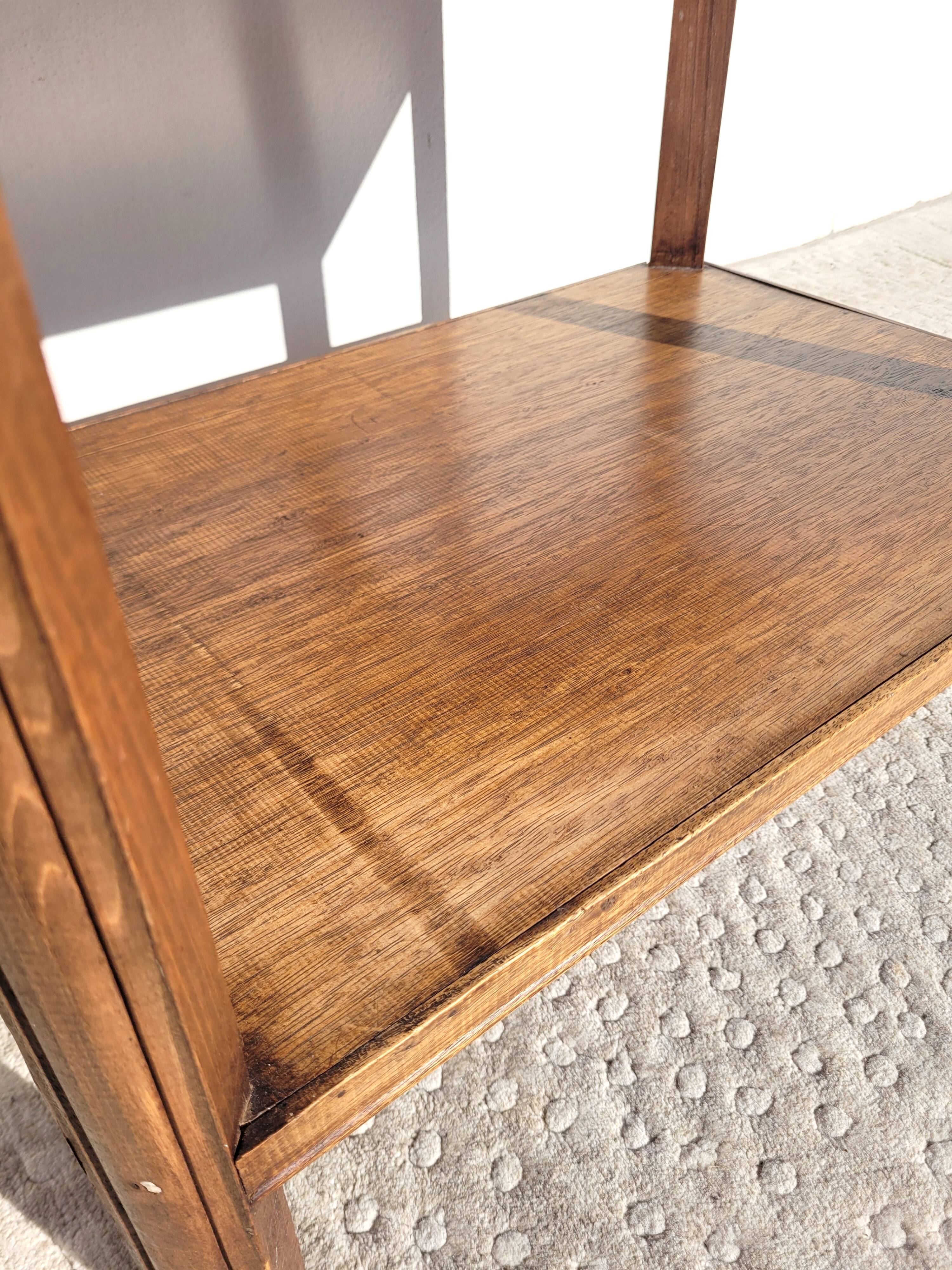 1940s side table or wooden side table