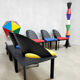 Vintage french design chairs patrice bonneau genexco 80s