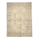 1970s Vintage Persian Handmade Wool Cotton Beige Area Rug 291x387