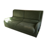 Fabric green sofa 3 places