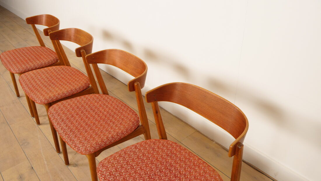 Set of 4 Farstrup dining chairs - Danish design vintage