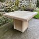 Roche Bobois travertine coffee table, 1980