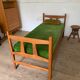 Daybed bed bench in vintage solid oak - 2 available