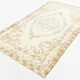 Tapis persan à motif oriental crème et beige 5x8, 150x250 cm