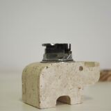 Smoking accessories in marble and onyx, 1970s, lot of 4