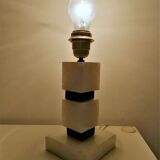 Modernist marble lamp foot art deco style