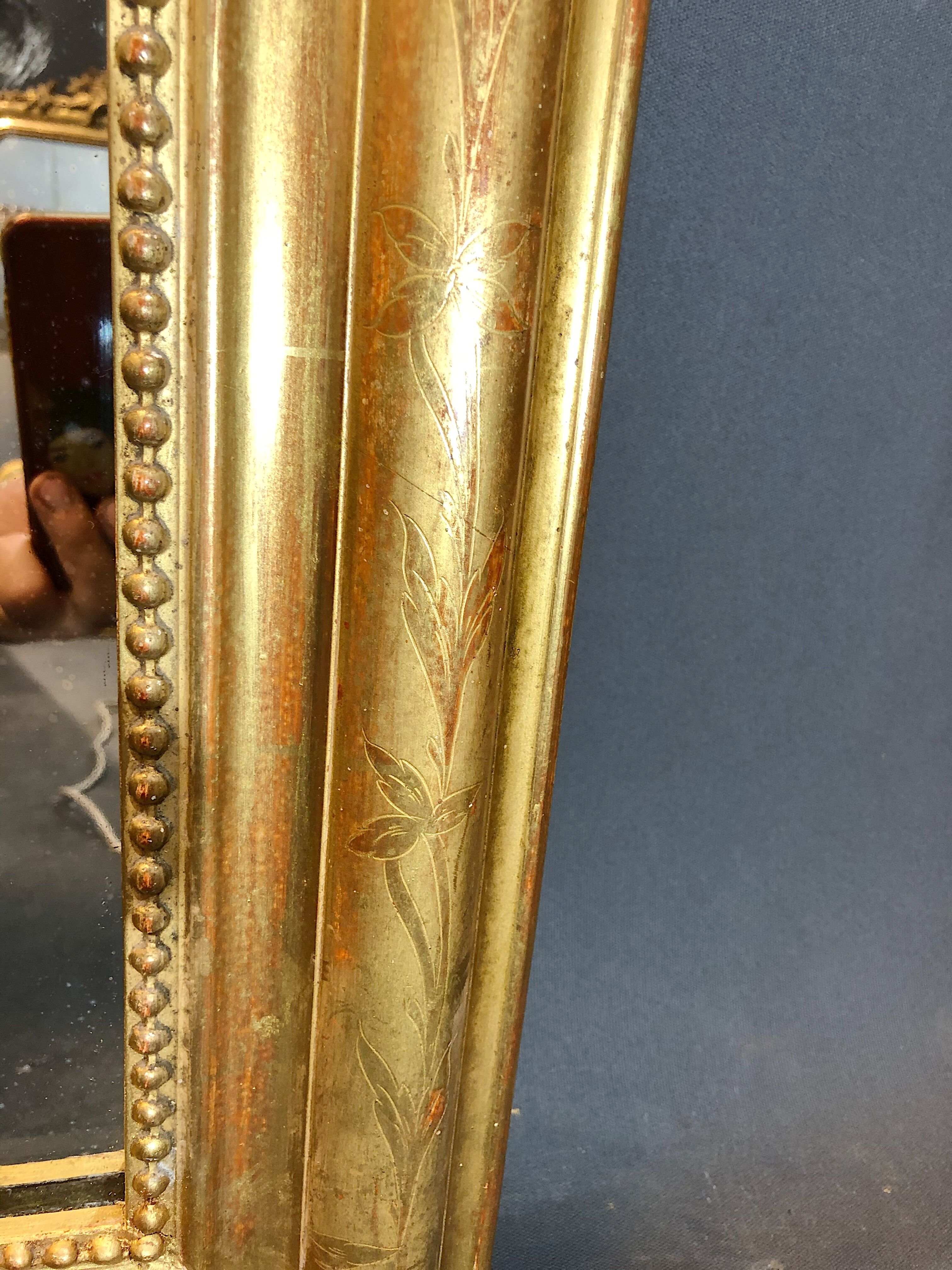 Old mirror 120x84 cm Louis-Philippe era