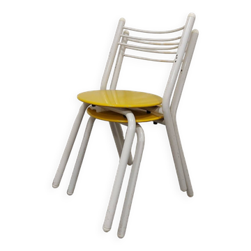 Chaises d'extérieur en métal années 1970