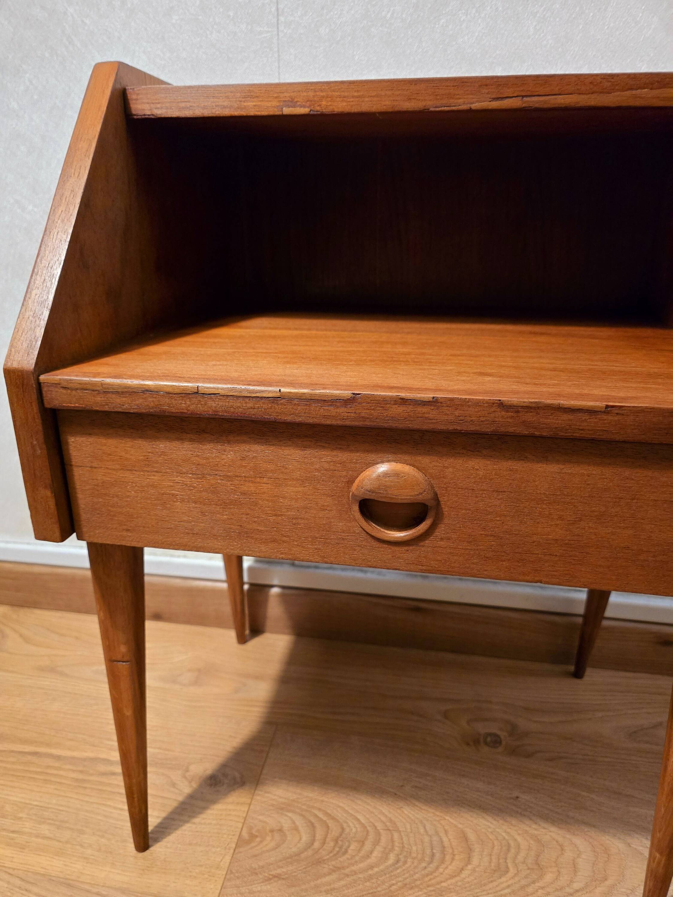 Scandinavian bedside table, 1960s
