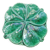Plat barbotine trèfle à 4 feuilles