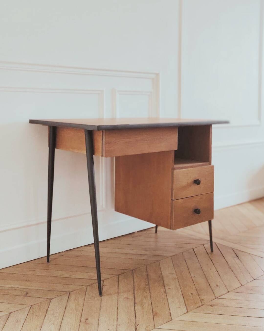 Renovated Scandinavian style desk, 1950s-60s.