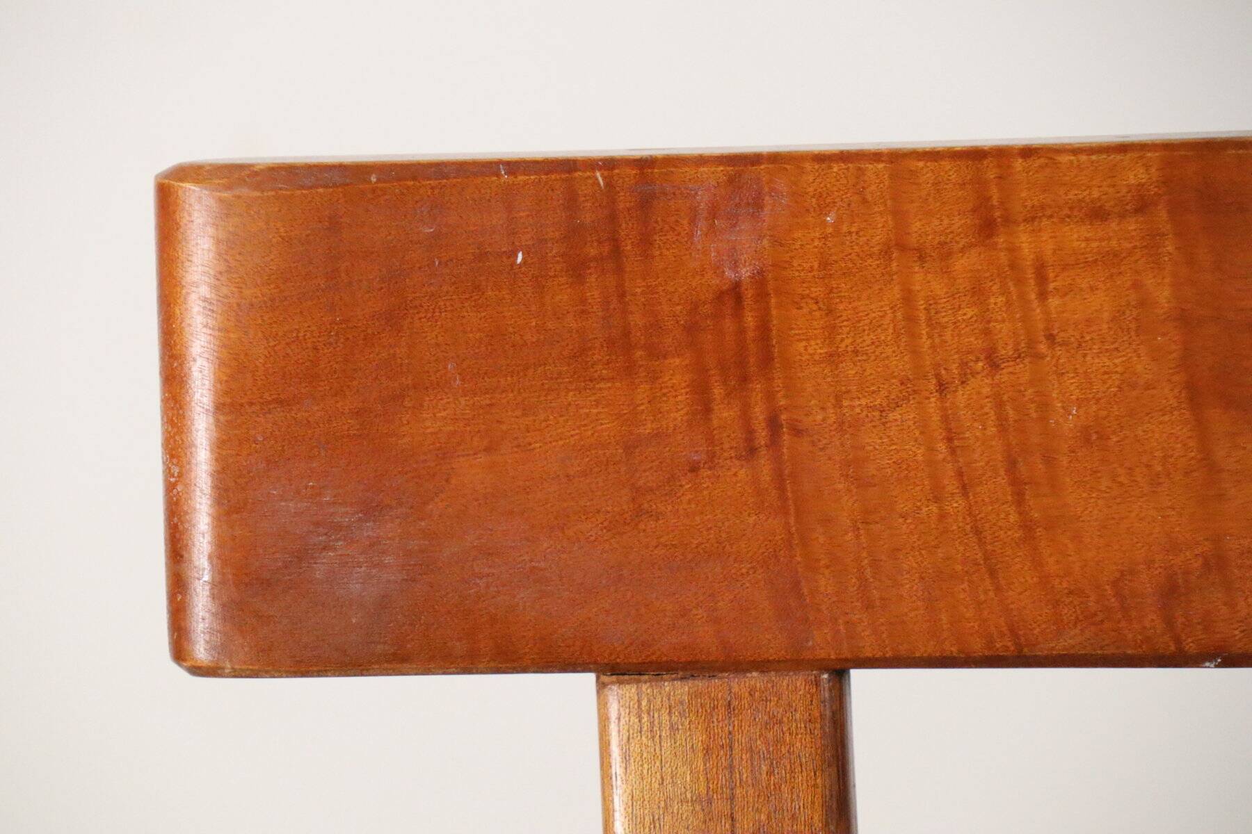 Chaise en acajou par Christian Durupt - Méribel - 1960
