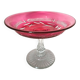 Cut rose glass bowl