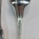 6 small silver-plated dessert spoons