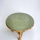 VINTAGE RATTAN COFFEE TABLE / SIDE TABLE / PLANT TABLE