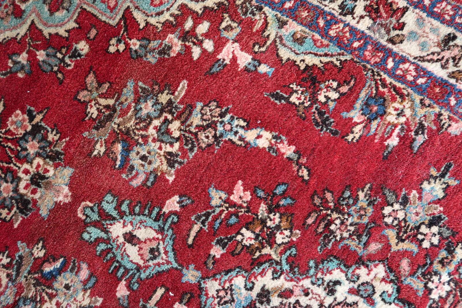 Handmade vintage Persian Malayer rug 127cm x 193cm, 1950s