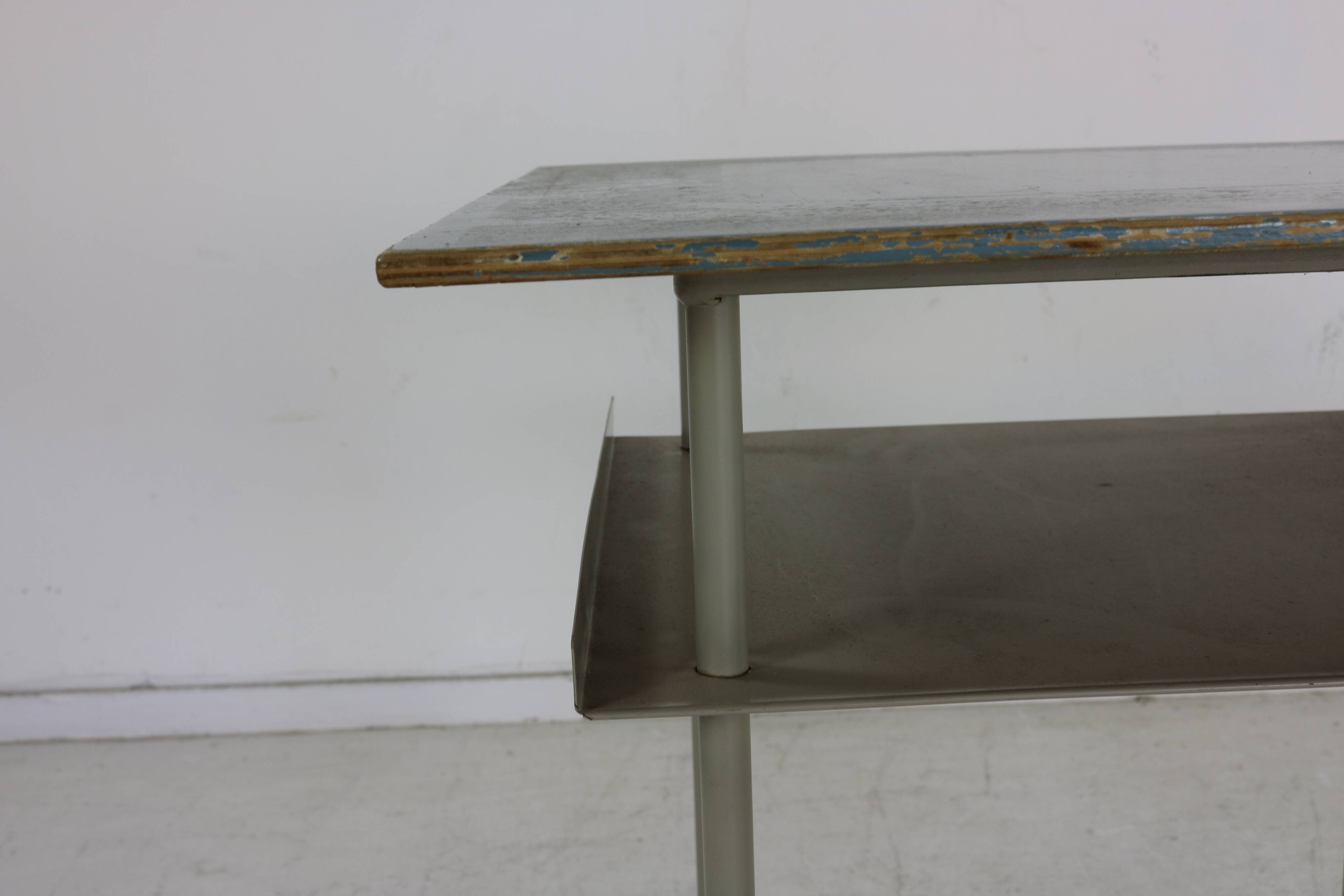 Dutch design set of two sidetables by Wim Rietveld for Auping Holland