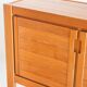 Vintage sideboard in elm wood. Edition by Simat. France 1970s.