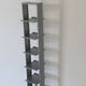 Metal tower and concrete block storage