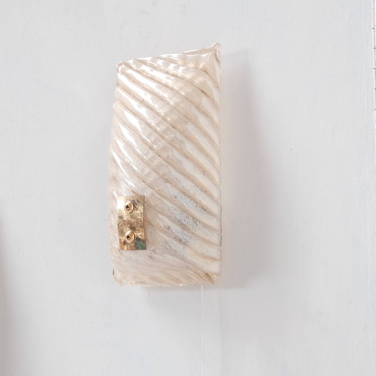 Pair of Mid-Century Italian Golden Wall Lights