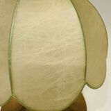 Table lamp from around 1960 with two original cocoon shades