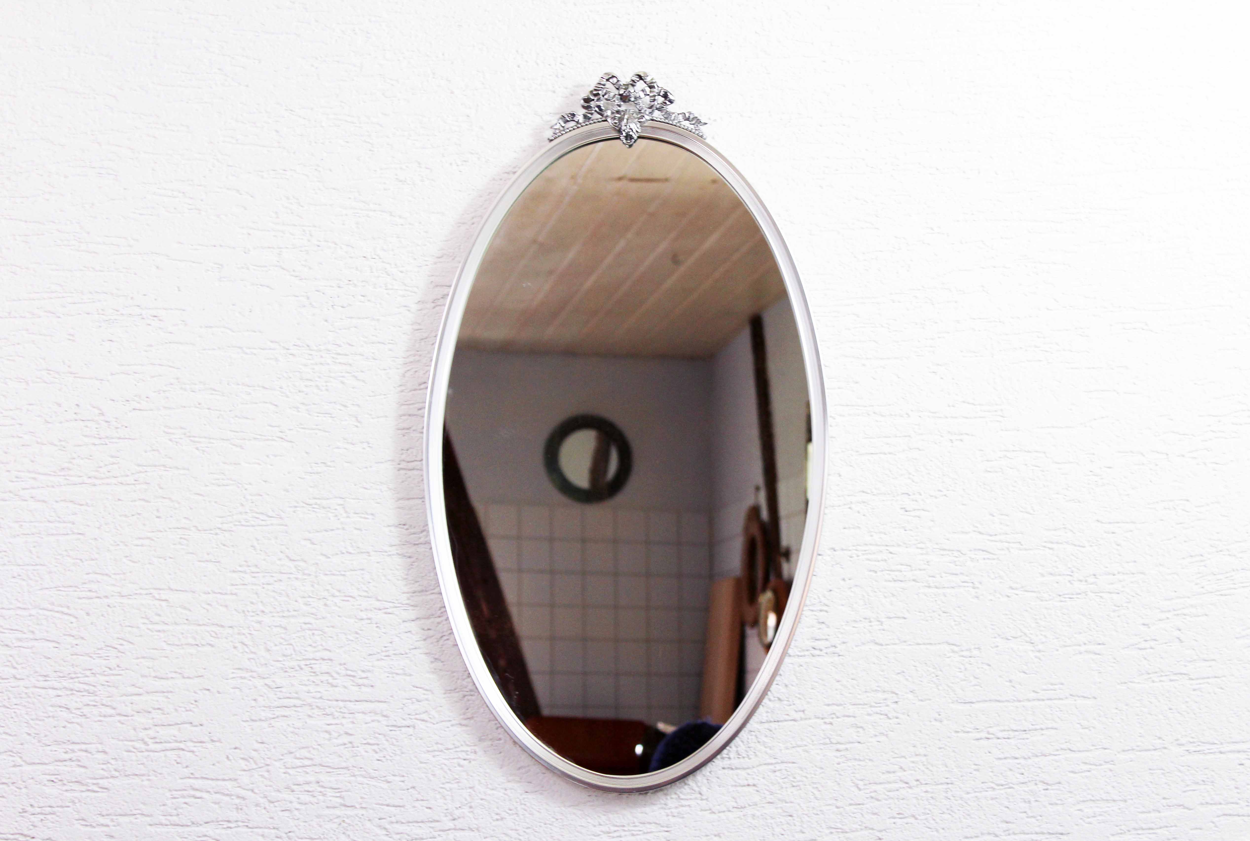 Vintage oval mirror
