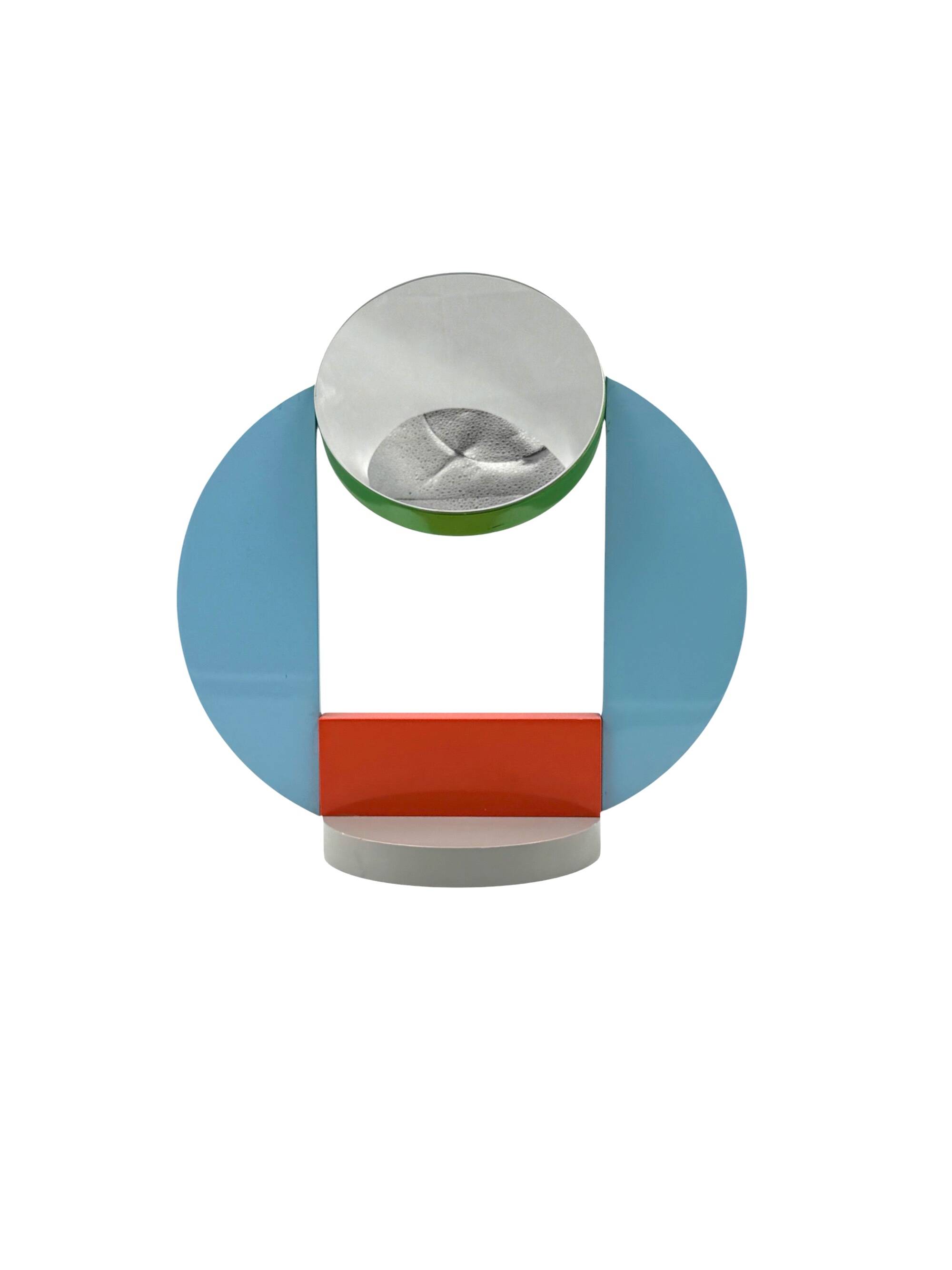 Michele De Lucchi, postmodern table mirror / dressing table, Memphis, Italy, 1980s