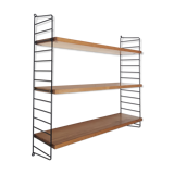 String vintage light wood shelf, 1960s