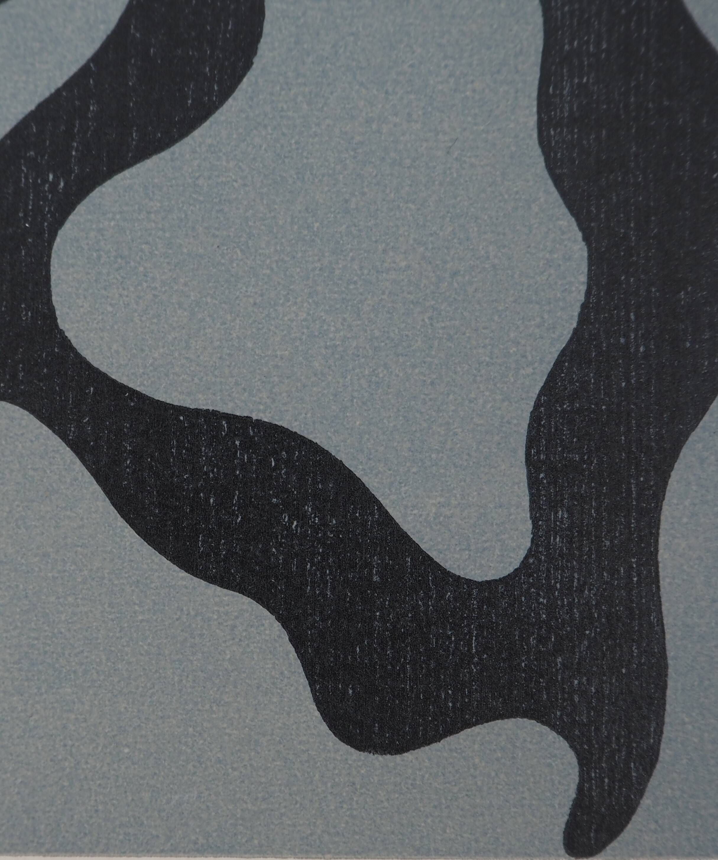 Jean arp: relief ii - original woodcut