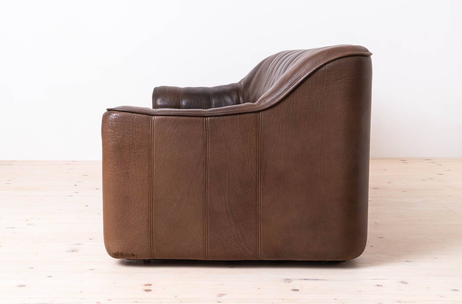 Vintage Leather Sofa, De Sede, Switzerland, Model DS 44, 1970s